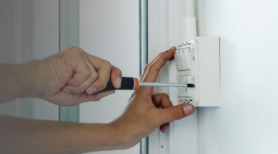Professional split level home camera installation services in Charlotte